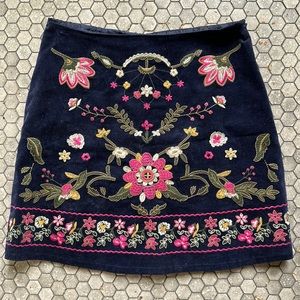 Francesca’s mini skirt